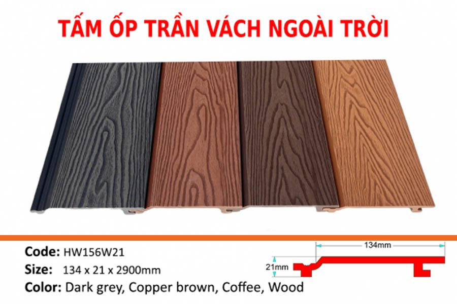 TẤM ỐP NGOÀI TRỜI HWOOD HW156W21