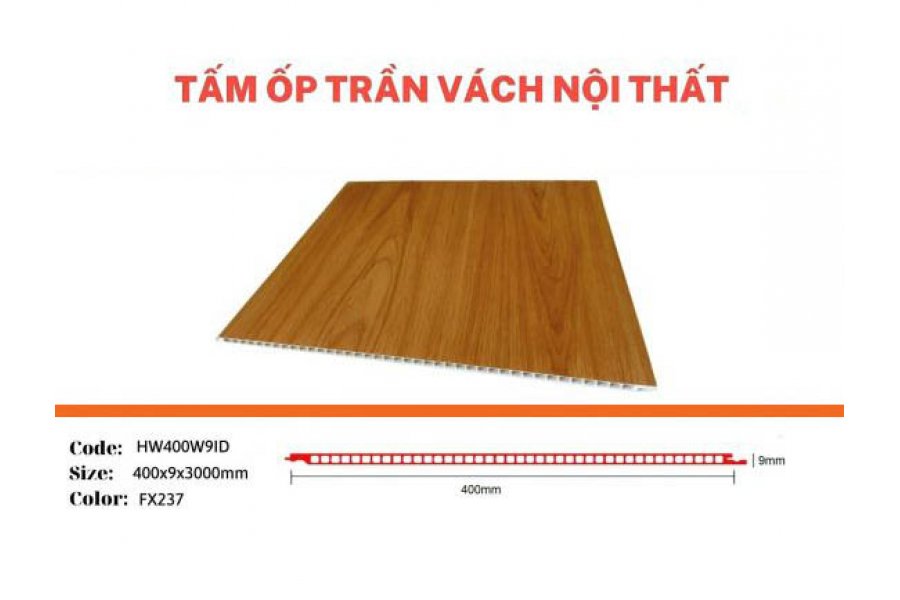 Tấm ốp nhựa Nano nội thất HW400W9ID